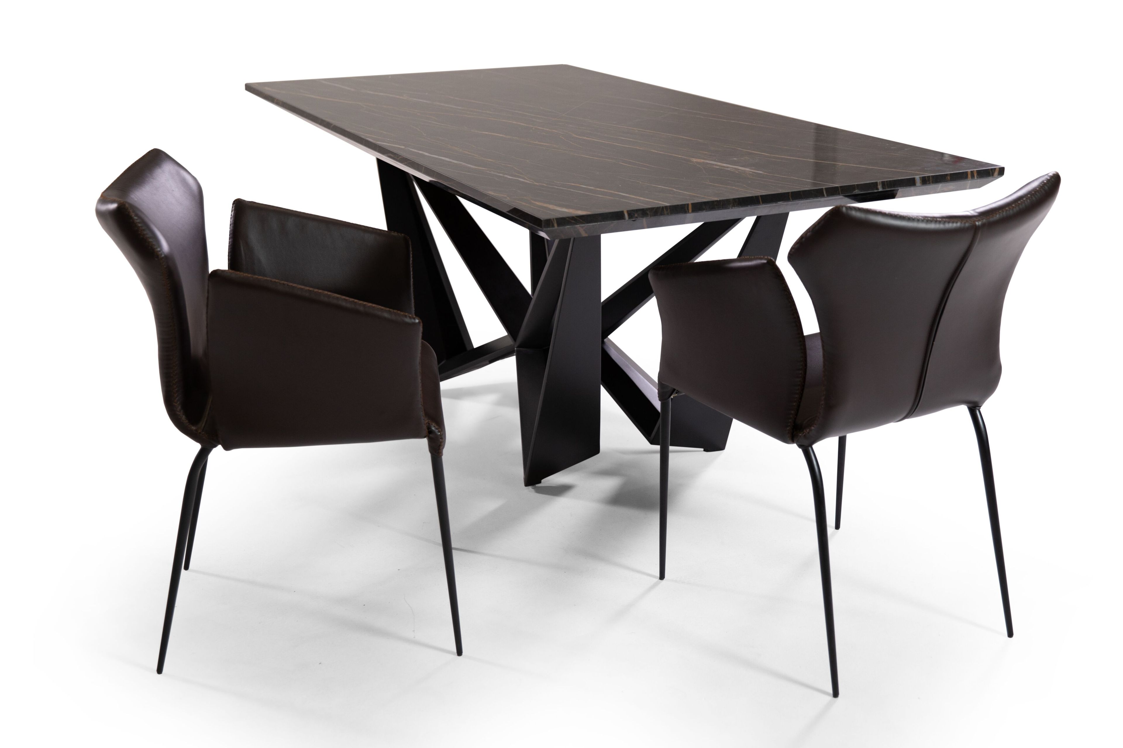 Кожаный стул с подлокотниками ABLE SWAN ARCH-00121247 - Вид №5