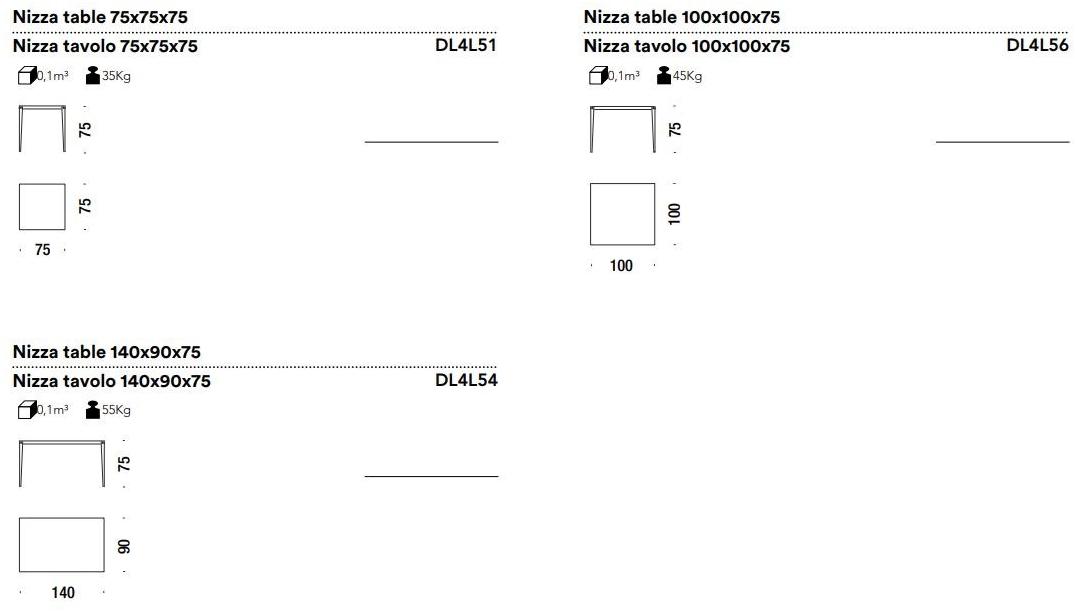 Moroso Садовый стол из стали Nizza sun-id-1481128 - Вид №2