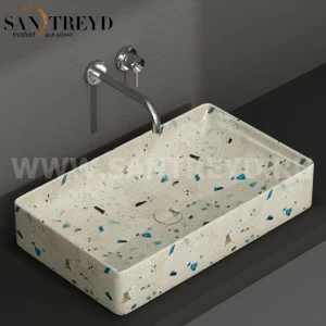 B6R63GB Накладная раковина на столешницу  прямоугольная Ceramica Globo T-EDGE