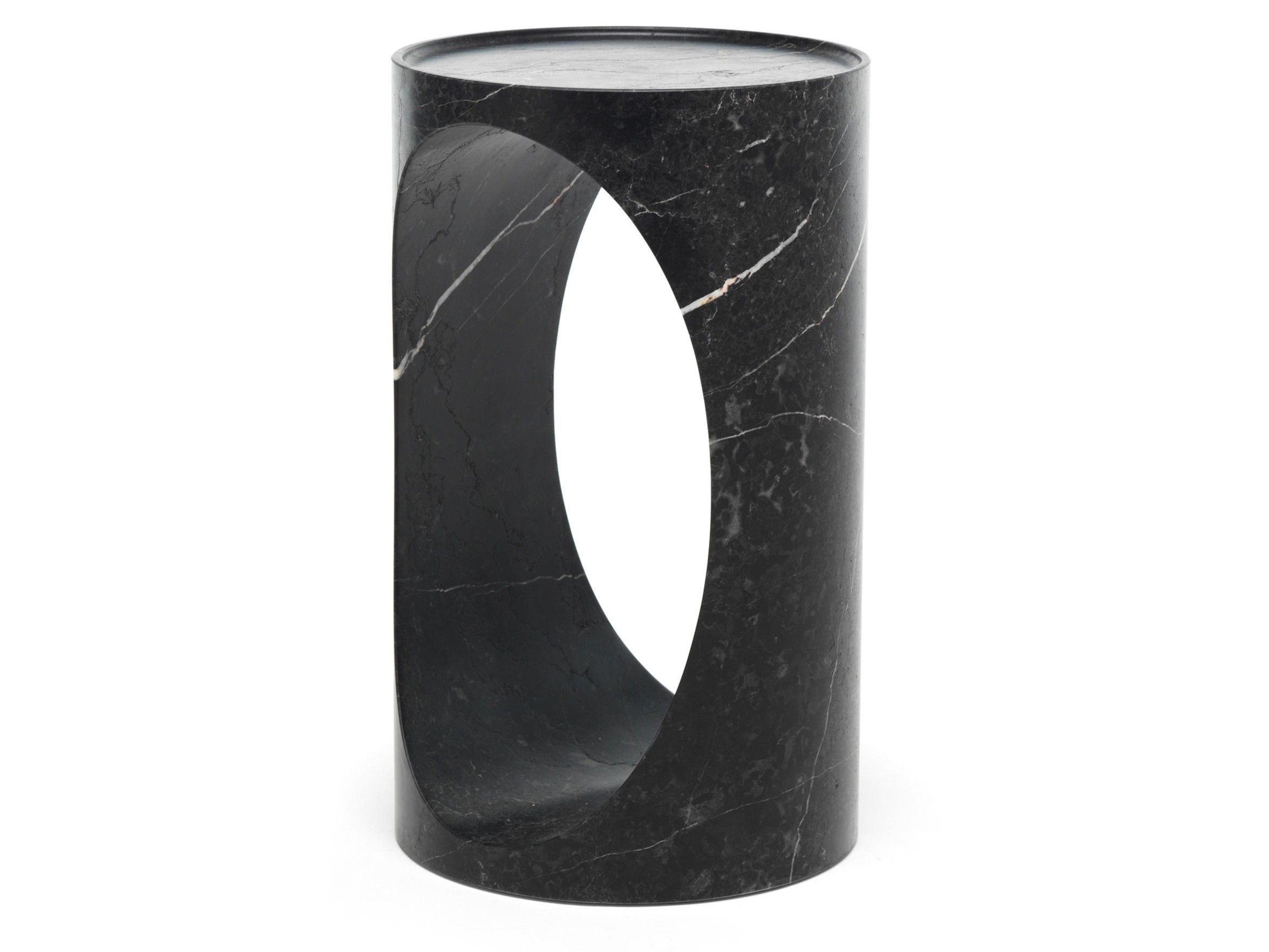 Высокий круглый мраморный журнальный столик EPÒNIMO Roll ARCH-00129418