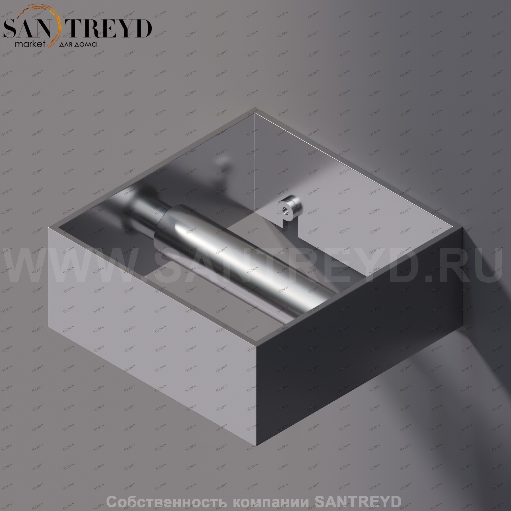 Agape 369 Держатель для туалетной бумаги хромированный A369214A