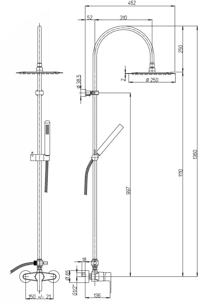 Jacuzzi 0E000899JA01 Eolo - Вид №1