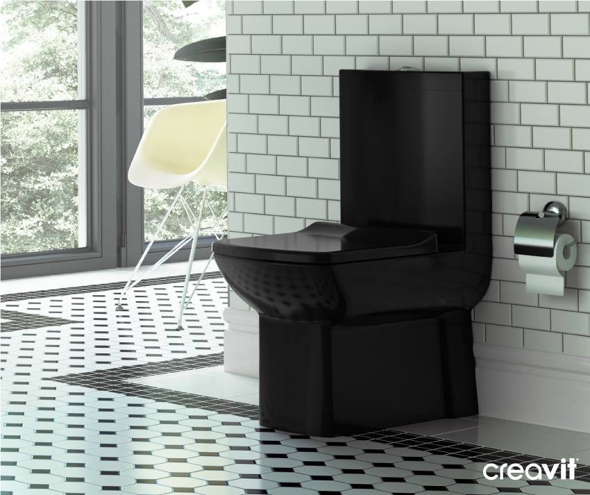 KC2103.01.1300E Крышка с микролифтом ЧЕРНАЯ SORTI Creavit Sorti  - Вид №2