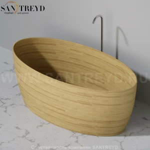 UWD MADRA N2 Ванна свободностоящая 163 см из дуба N2Madra163.oak