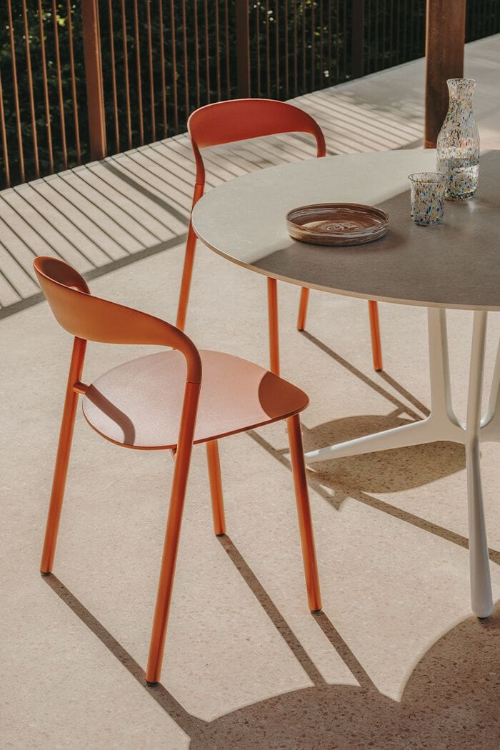 Круглый садовый стол HPL Lapalma TRAIL OUTDOOR ARCH-00064579 - Вид №3