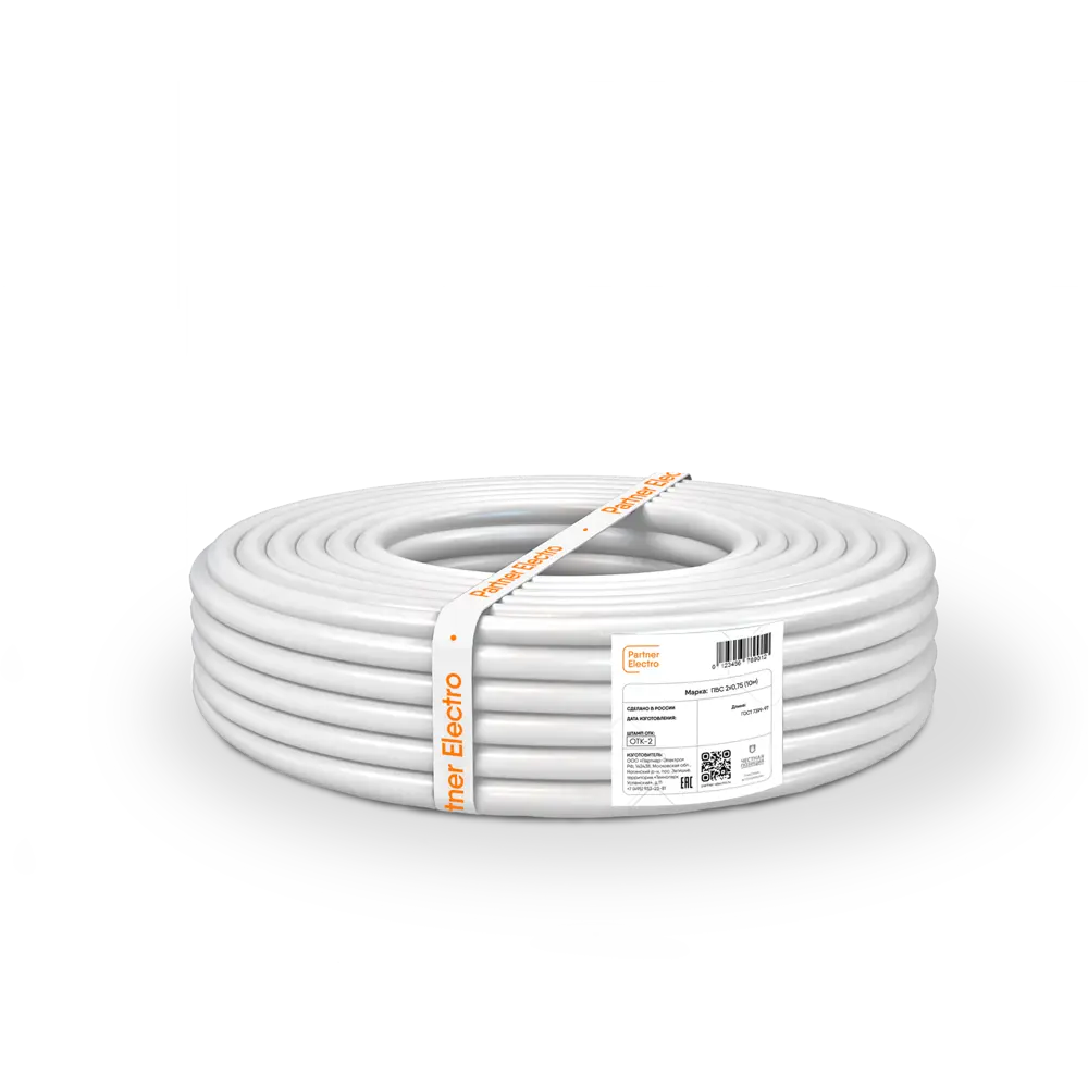 Партнер-Электро ПВС 2х0,75 - гибкий медный провод для бытовой техники 14146326 STLM-0004379 - Вид №1