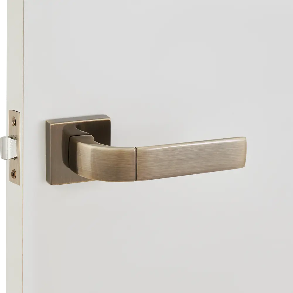 Дверные ручки 146 Q комплект цвет бронза 85221044 STLM-2206967 Santreyd  - Вид №4