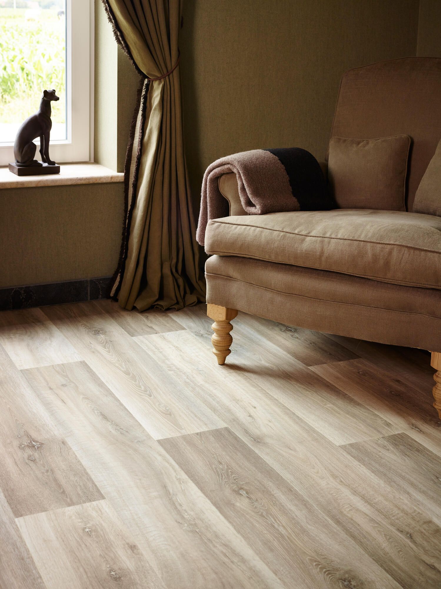 Нескользящий виниловый пол с эффектом дерева BEAUFLOR Tex-style ARCH-00032165 - Вид №9