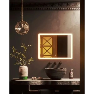 Зеркало для ванной Omega Glass Тип 3 SD933 с подсветкой 60x90 см прямоугольное