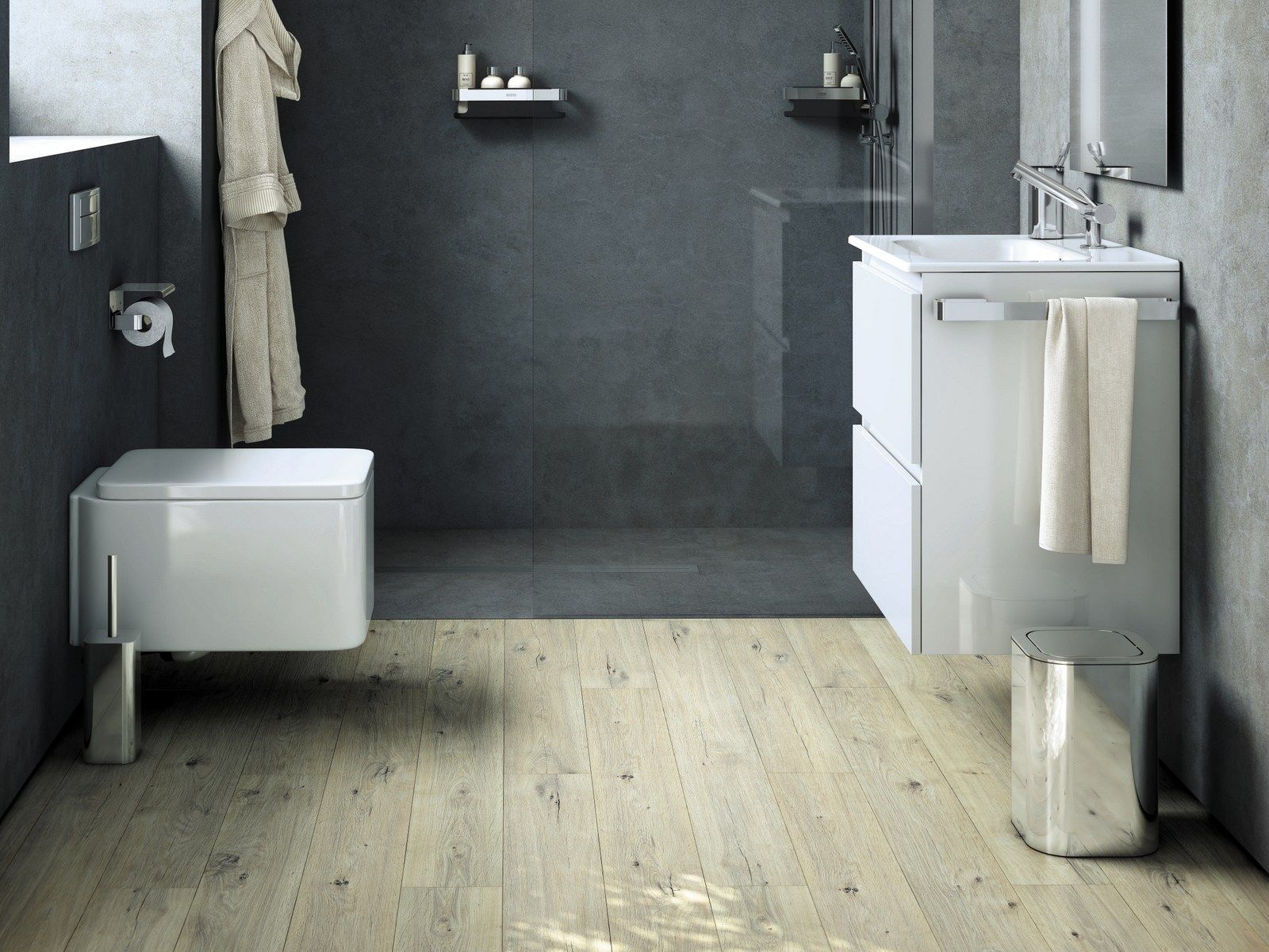 Мусорная корзина из нержавеющей стали Cosmic ARCH-00005344 - Вид №2