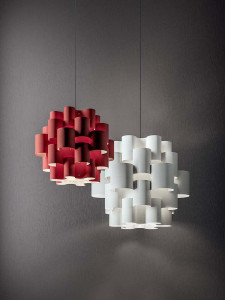 Ткань подвесной светильник