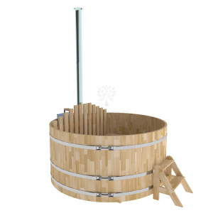 2115 Фурако из кедра D=2.1 с внутренней печкой. Высота 1,0м. Исполнение "Сращенная". Alyarus