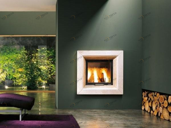 PALAZZETTI Облицовка камина травертином Moderno sun-id-1414335