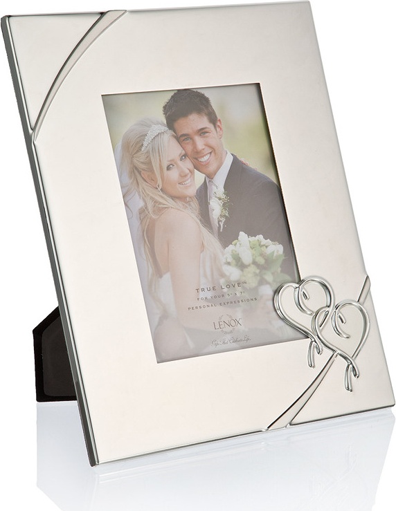 10525037 Lenox Рамка для фото Lenox "Настоящая любовь" 20х25см Посеребрение 