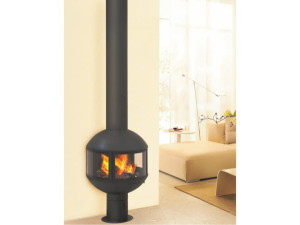 Настенный камин с панорамным стеклом