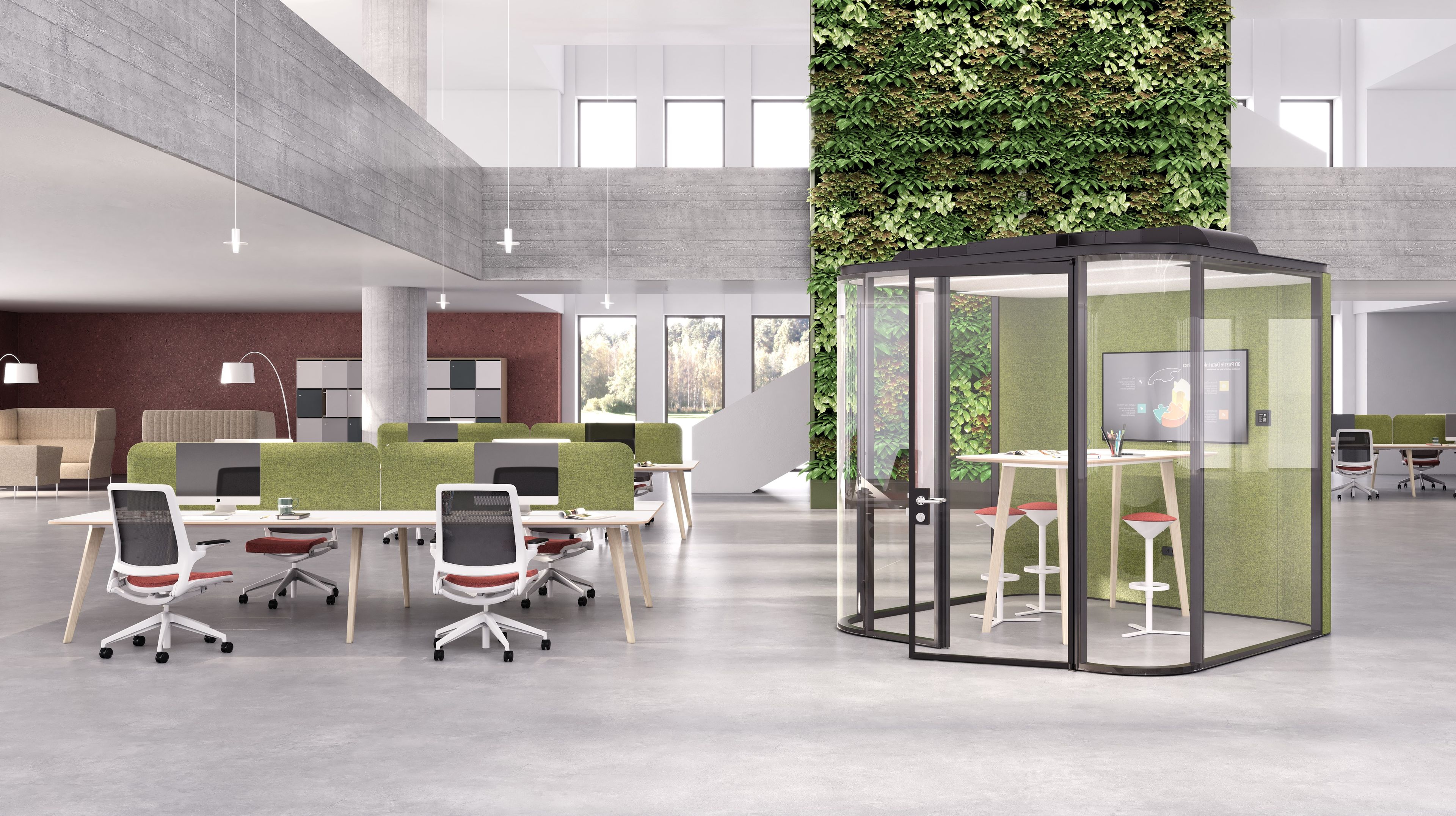 Акустическая офисная кабина со встроенным освещением ESTEL GROUP Collaborative Room ARCH-00057286 - Вид №15