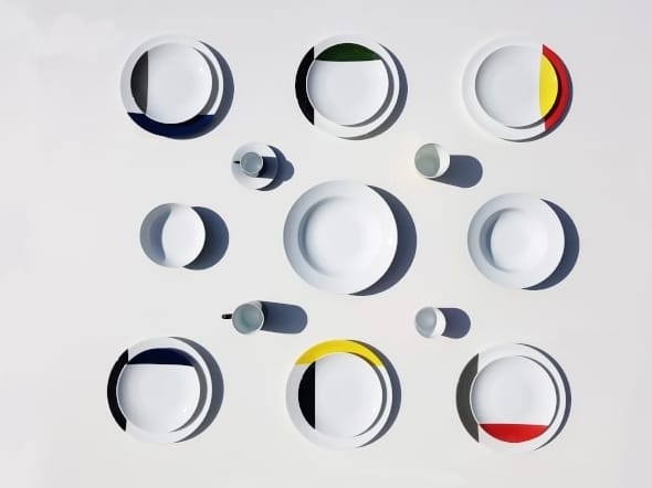 Фарфоровая сервировочная тарелка Non Sans Raison Bath of color ARCH-00107945 - Вид №7