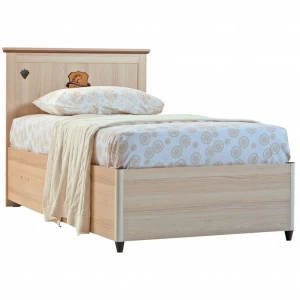 Кровать с подъемным механизмом односпальная 90х190 см светлый орех Royal CILEK ROYAL 00-3832346 Бежевый