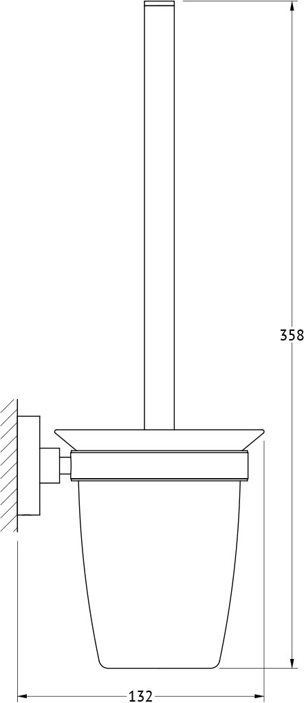 HAR 052 Держатель с туалетным ершом ARTWELLE Harmonie - Вид №1