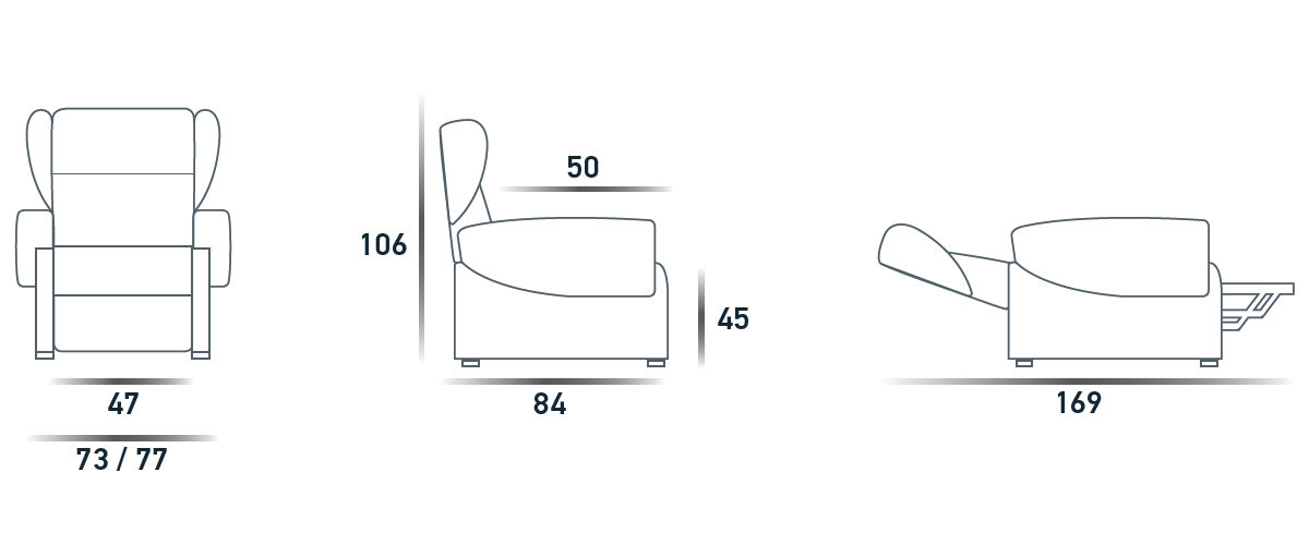 Кресло-Подъемник Lift-Relax 2 Motori  Spaziorelaxitalia  Valencia Valencia Lift-Relax 2 Motori  - Вид №4