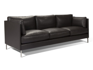 4-местный кожаный съемный диван