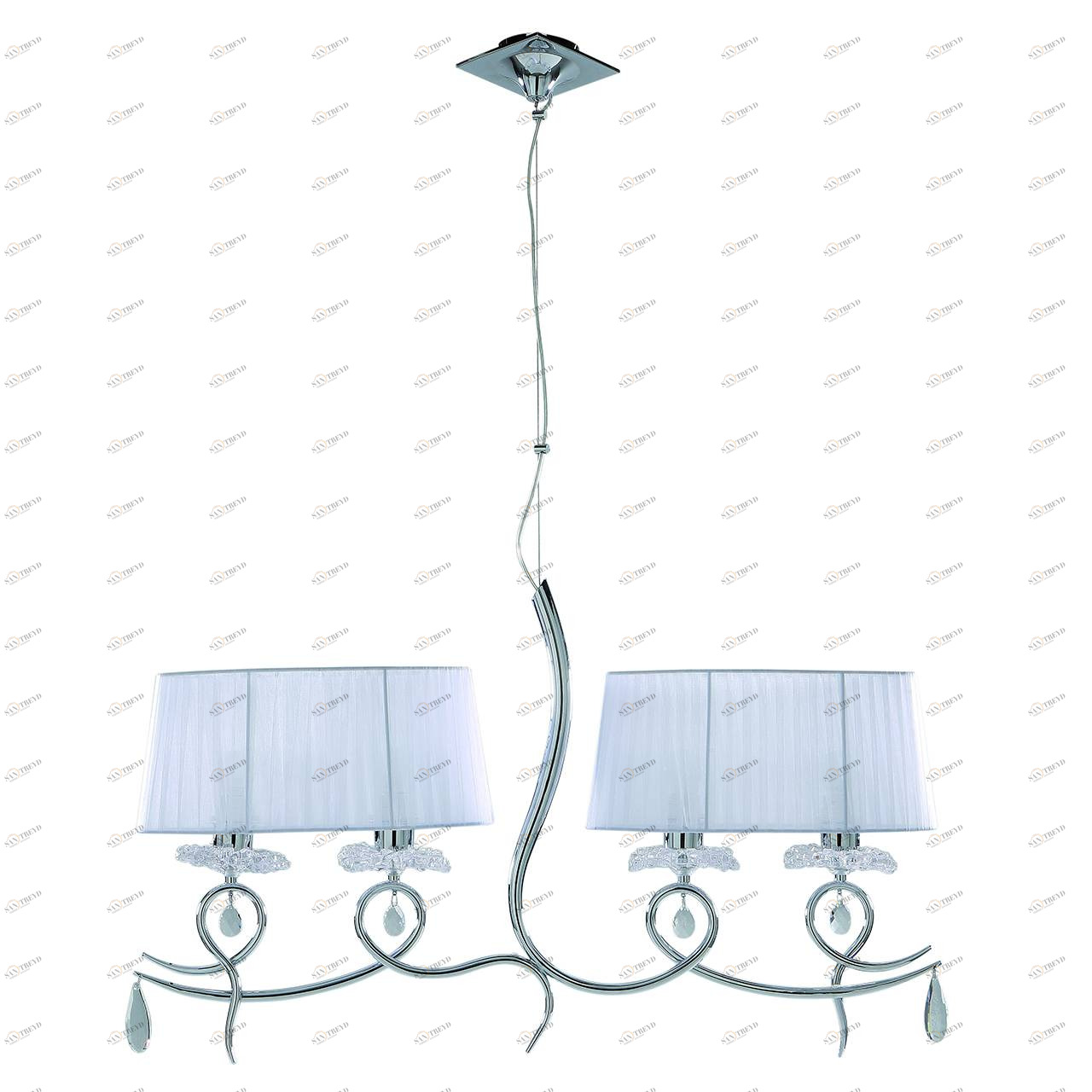 Подвесная люстра Mantra Louise 5272 MANTRA ДИЗАЙНЕРСКИЕ, LOUISE 057629 Белый 