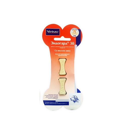 ПР0025078 Антигельминтик для собак ENDOGARD 30, 2шт VIRBAC 