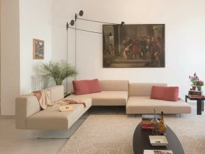 Lago Модульный угловой диван из ткани Air