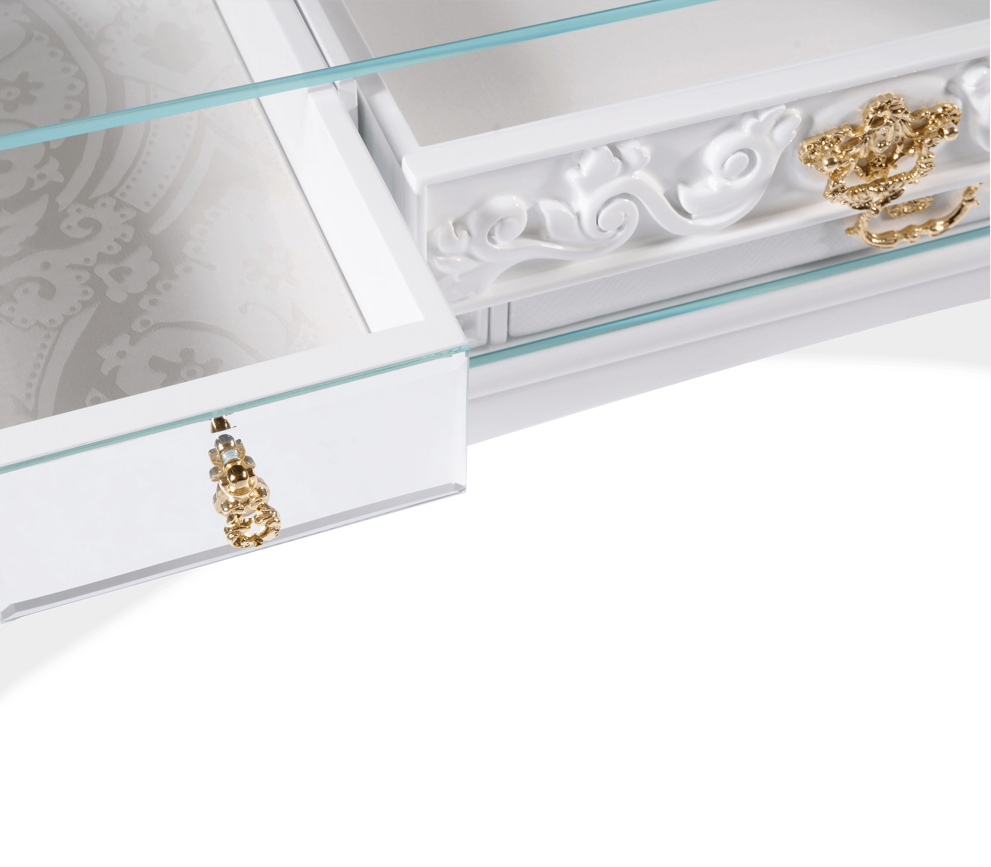 0-004 Йорк белая консоль Boca Do Lobo  - Вид №1