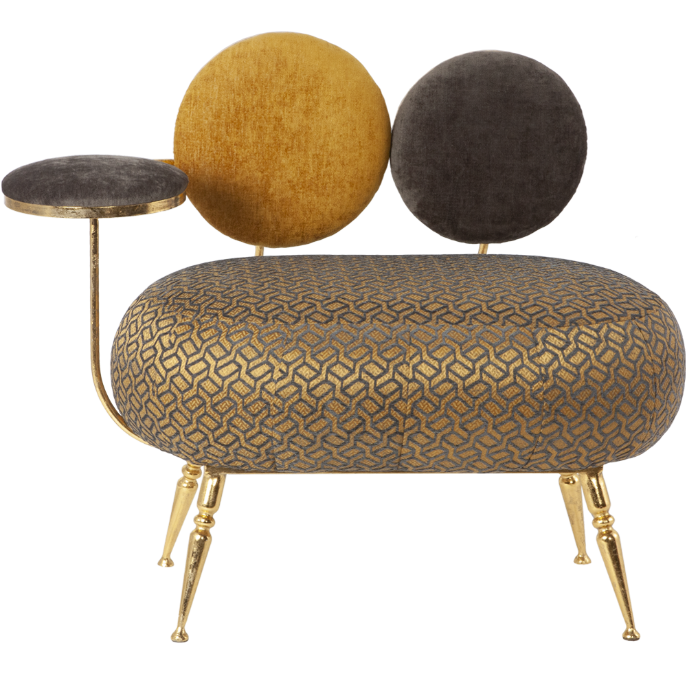 14041,14043 Комплект банкеток Форте и Пьяно Люкс Голд BOGACHO 4627174556148, 4627174556193 - Вид №3