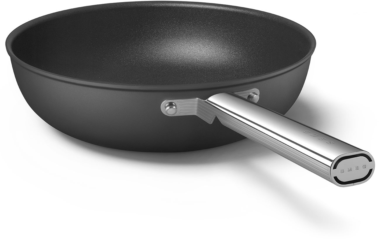 CKFW3001BLM Посуда / сковорода wok 30 см, черная SMEG  - Вид №8