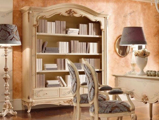 Valderamobili Лакированный книжный шкаф с ящиками Casa principe Cprs03/l