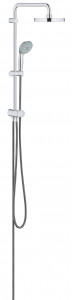 Душевая система GROHE New Tempesta 200 с переключателем (без смесителя), хром (27389001)