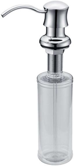 Встраиваемый дозатор ZorG Inox ZR-21 CR для жидкого мыла, хром