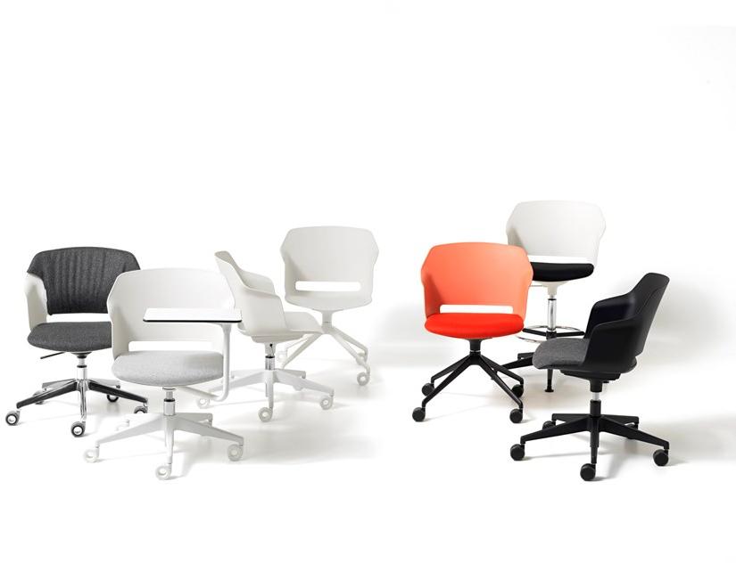 Diemme Офисный стул из полипропилена с 4-мя спицами и подлокотниками Clop sun-id-1397782 - Вид №4