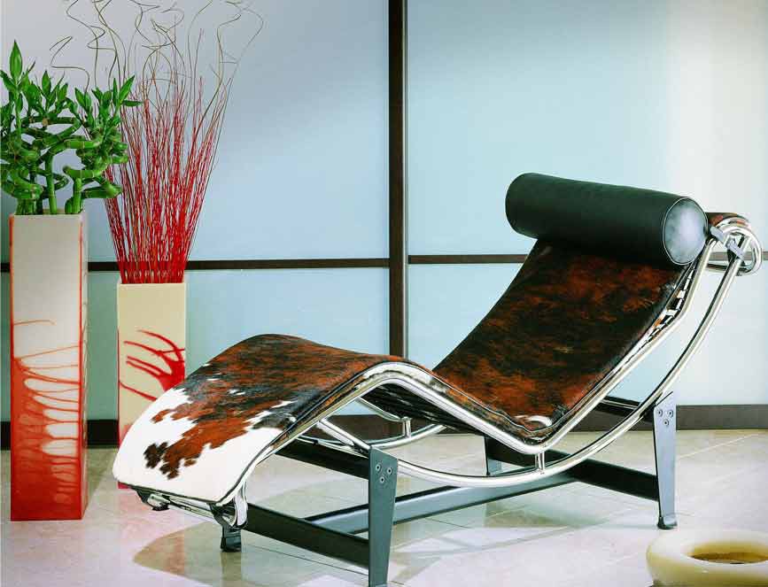 Кресло Le Corbusier черно-белое SOHO DESIGN ДИЗАЙНЕРСКИЕ, LE CORBUSIER 131546 Черный;белый  - Вид №5