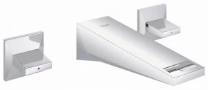 Смеситель для раковины GROHE Allure Brilliant на 3 отверстия, вынос 161 мм, хром (20346000)