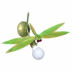 Бра детское Wazka "Стрекоза" LUMINEX WAZKA 326253 Зеленый