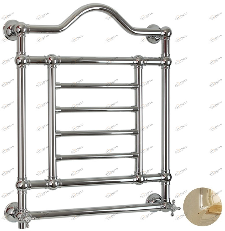 Полотенцесушитель MIGLIORE Edward ML.EDW-EL.500.DO 60 x 80 см - золото, провод слева 