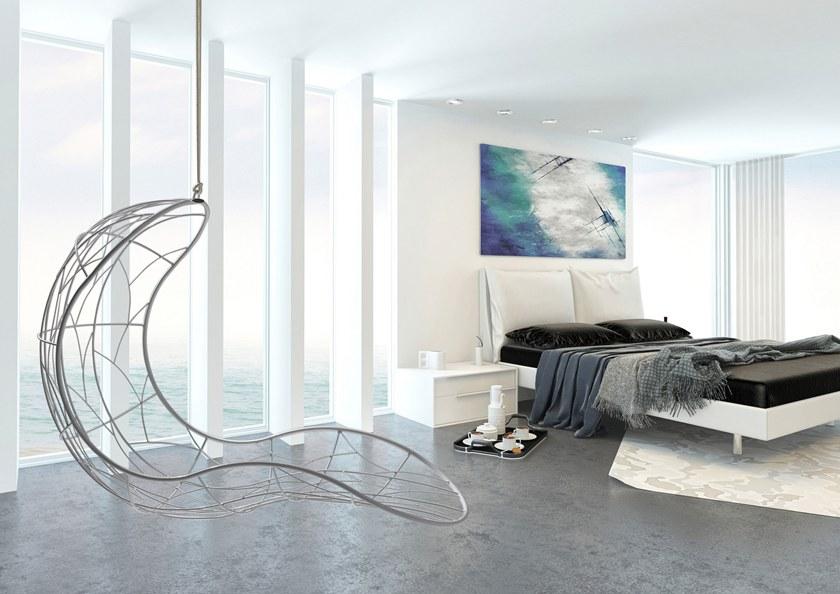 Studio Stirling Подвесное сиденье с 1 сиденьем из стали с порошковым покрытием Recliner sun-id-1408356 - Вид №13