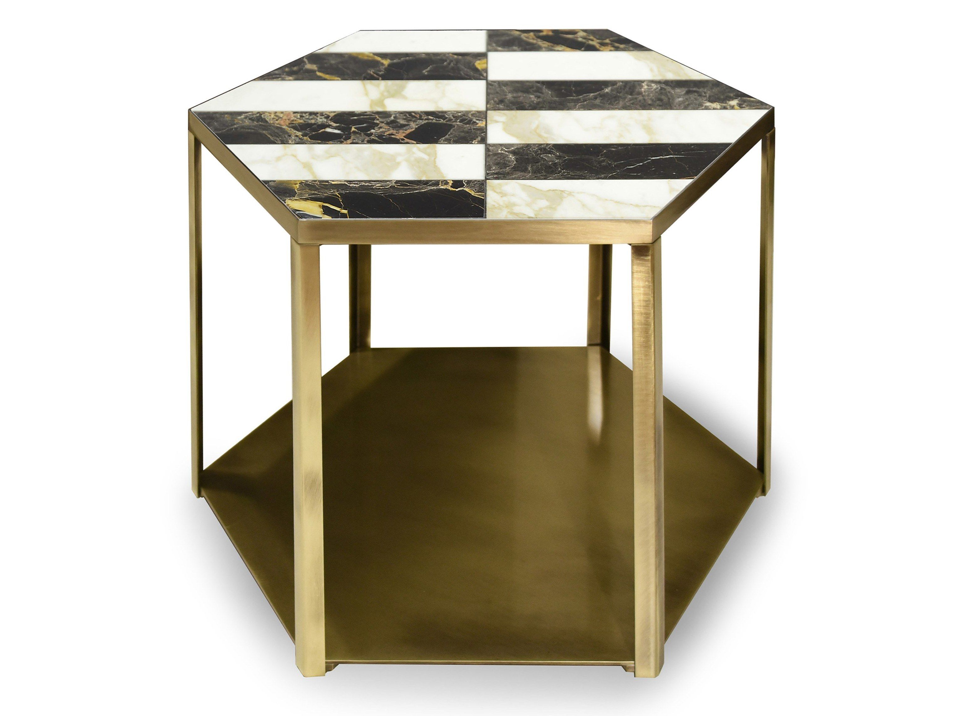 Низкий мраморный журнальный столик для гостиной MARIONI MEL ARCH-00124827