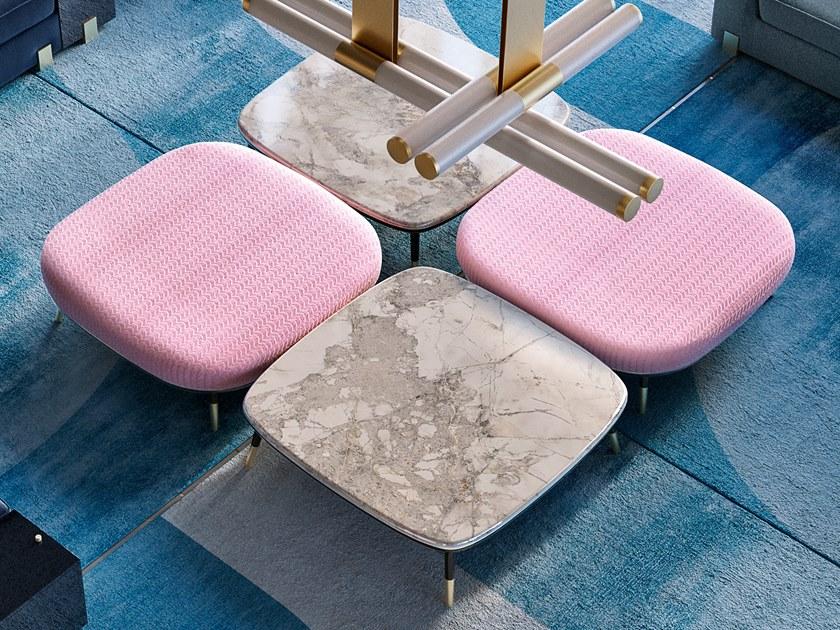 VOLPI Кровать-пуф квадратная с обивкой Luigi volpi Lv-44002 - Вид №1