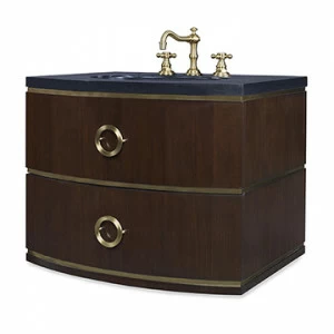 Тумбочка, Petite (до 33,5) 07231-110-212 Cirque Wall Sink Chest - Dark Walnut Ambella