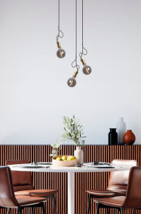 Металлический светодиодный подвесной светильник