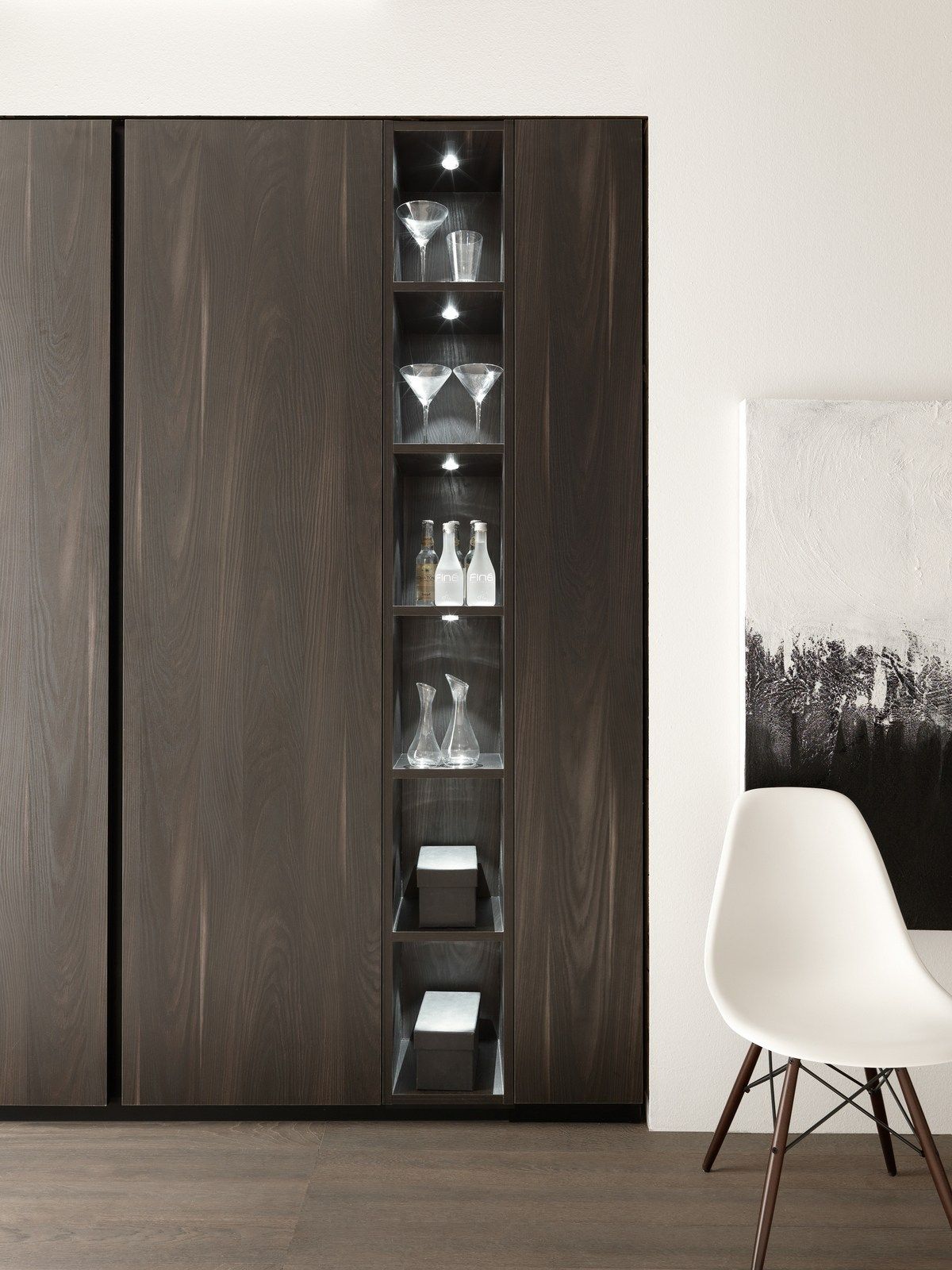 Встроенная ламинированная кухня с полуостровом Floritelli Cucine ARCH-00134325 - Вид №2