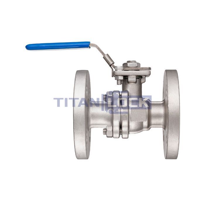 Кран шаровый фланцевый двухсоставной, нерж. 304, DN20 TL75TPFBVS TITAN LOCK  - Вид №3