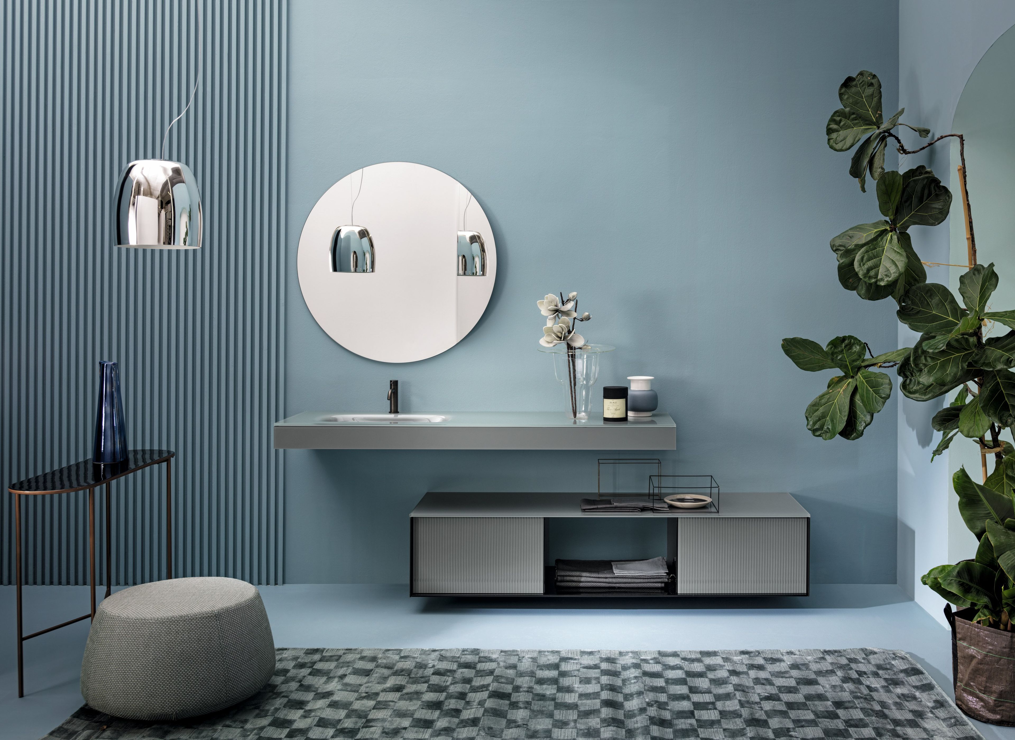 Секционный подвесной шкаф для ванной комнаты ARTELINEA Quadra ARCH-00007149