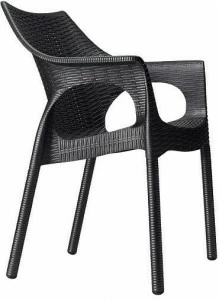 SCAB DESIGN Штабелируемый стул из технополимера с подлокотниками Olimpia