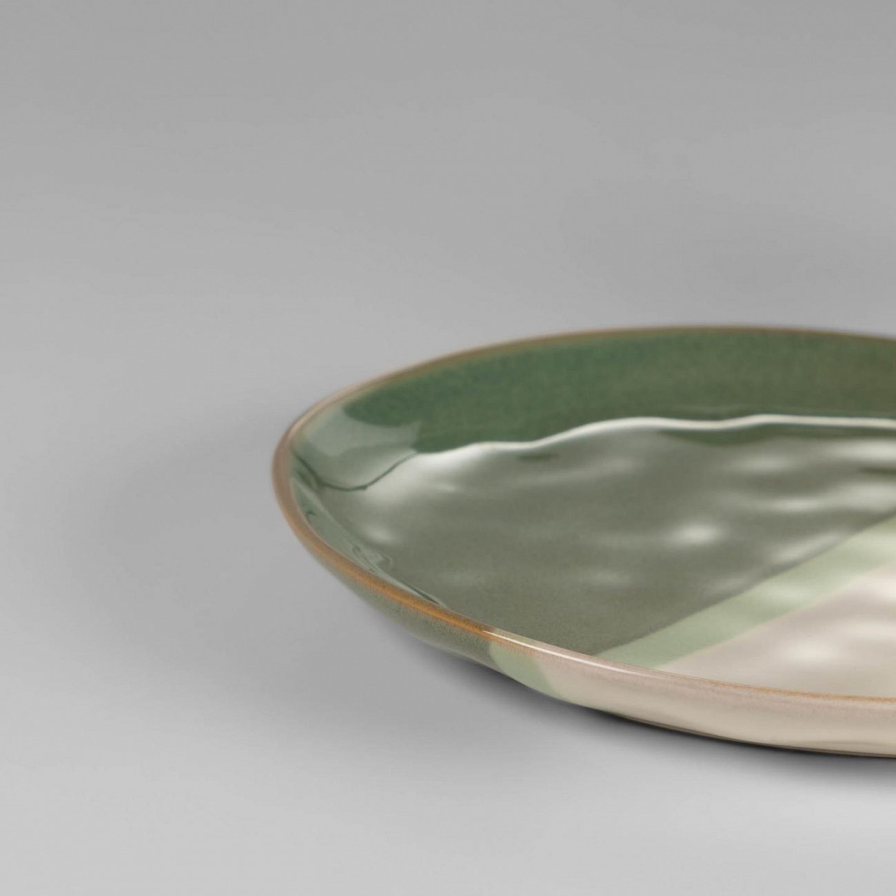 Тарелка керамическая десертная зеленая Naara от La Forma LA FORMA NAARA 00-3865117 Зеленый  - Вид №1