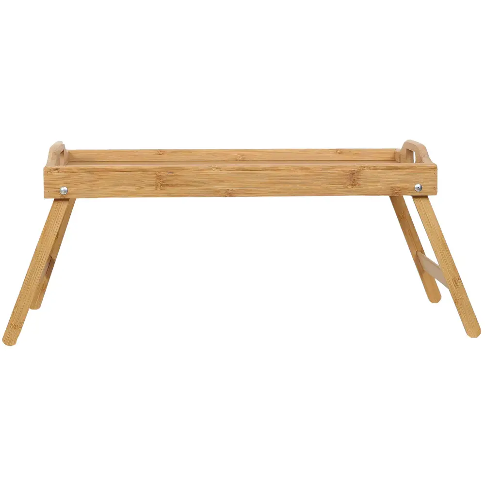 89342783 Столик-поднос 50x30 см бамбук цвет бежевый STLM-0885268 Santreyd  - Вид №1